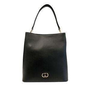 Twinset Black PU Women Shoulder Women's Bag